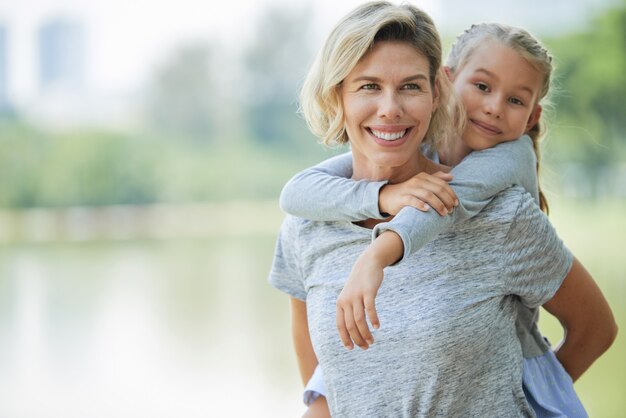 Mother and daughter