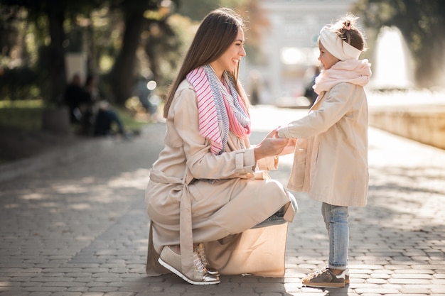 Mother and daughter