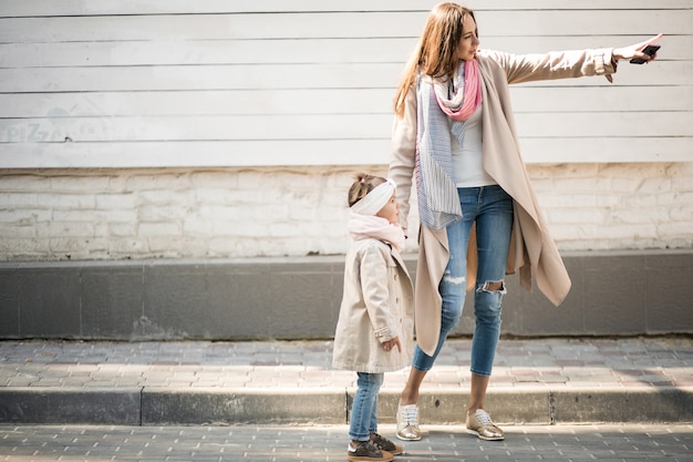 Mother and daughter