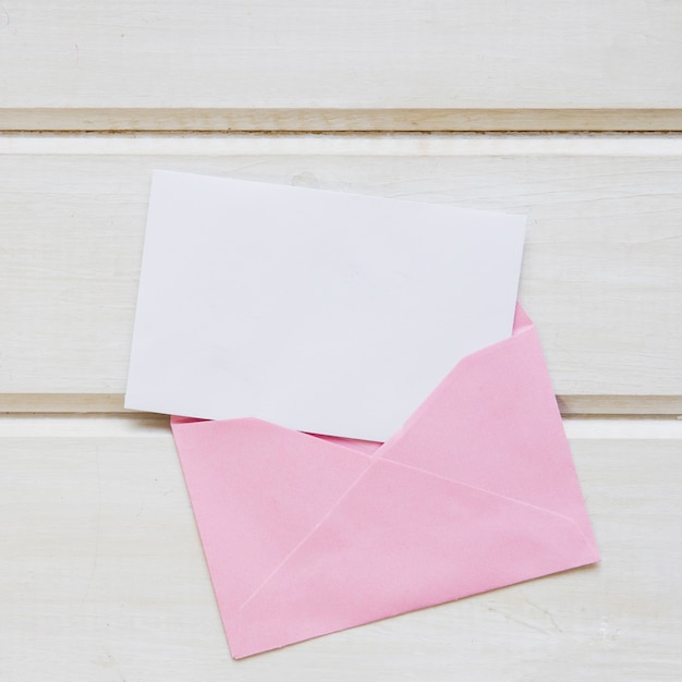 Mother day composition with pink envelope