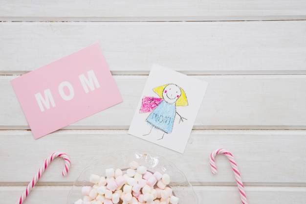 Free photo mother day composition