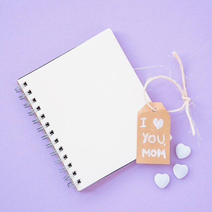 Free Photo mother`s day frame notebook