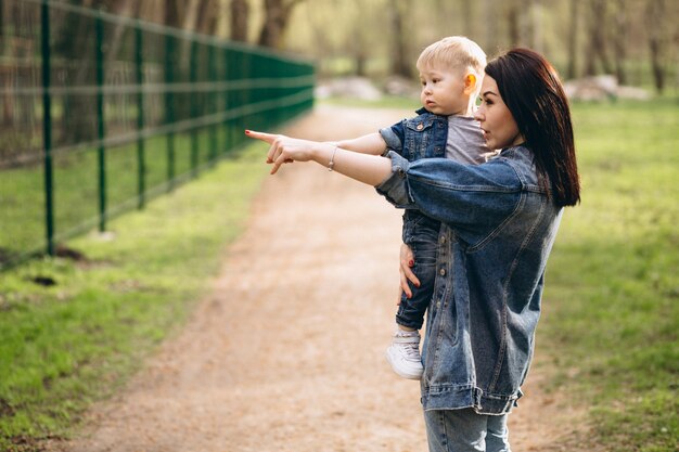 Mother and son