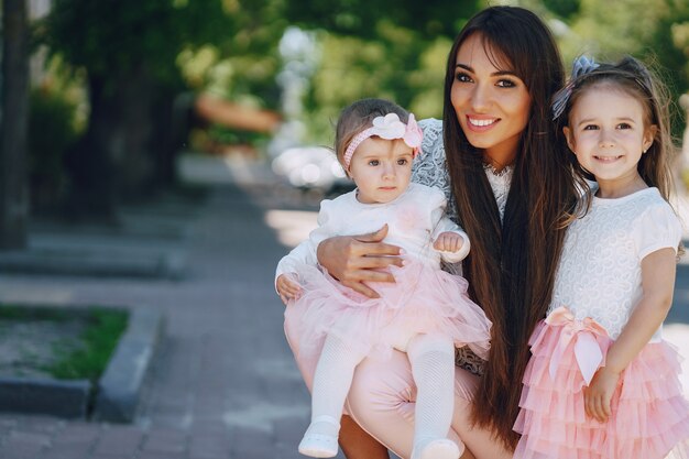 Mother with daughter