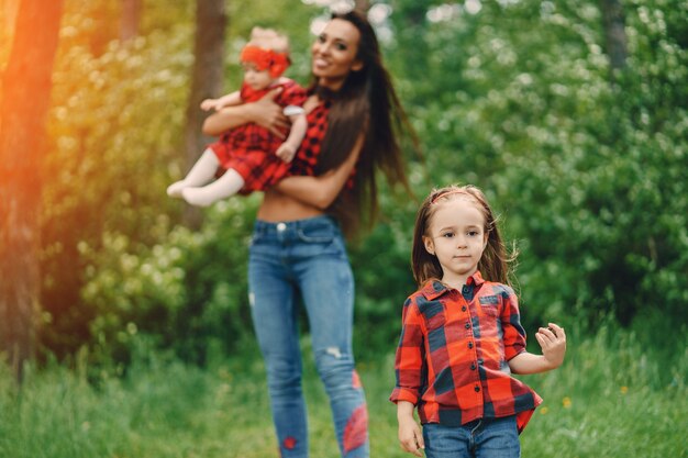 Mother with daughter