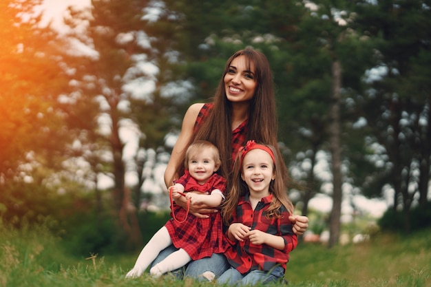 Mother with daughter