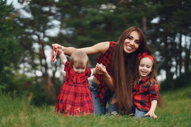 Mother with daughter