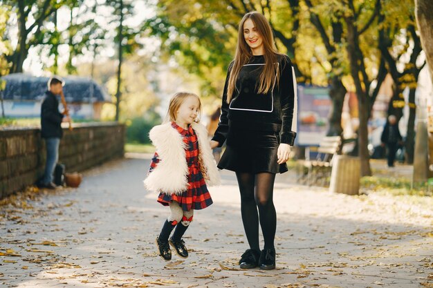 mother with daughter