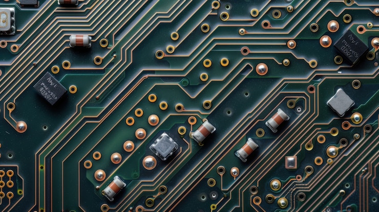 Free Photo motherboard background