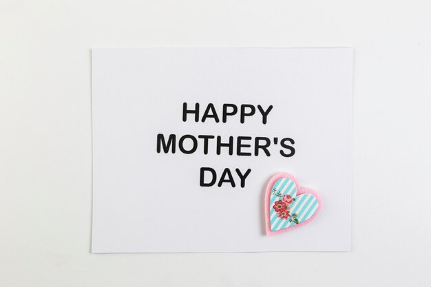 Mothers day background with paper