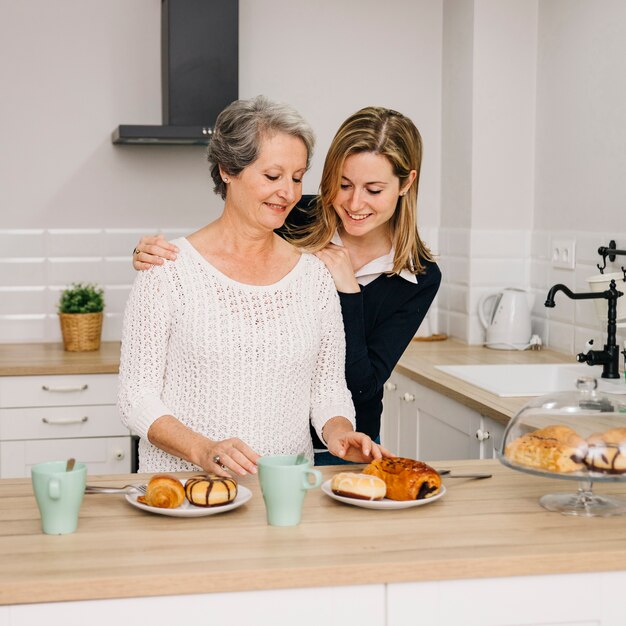 Mothers day concept in kitchen