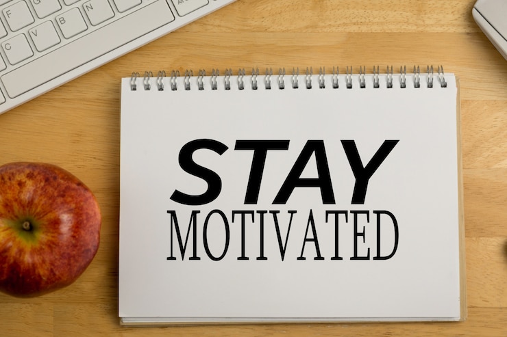 Free Photo motivational text to start working