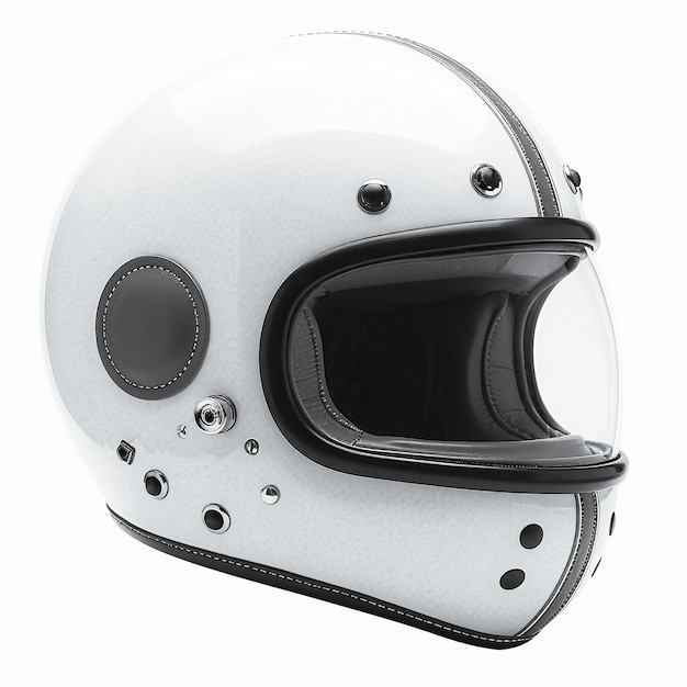 Free photo motorcycle helmet in studio