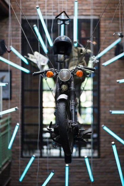 Motorcycle Interior Installation in Pub