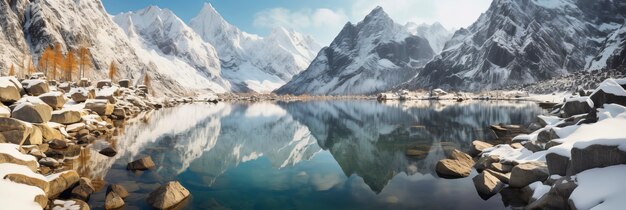 Горный ландшафт в дневное время