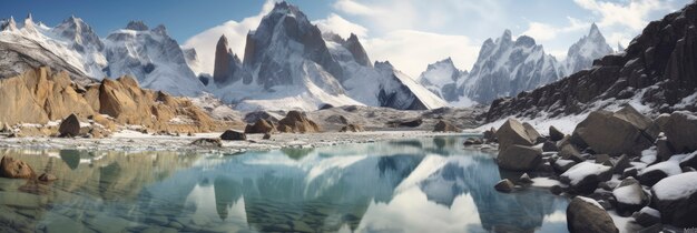 昼間の山の風景