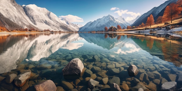 昼間の山の風景