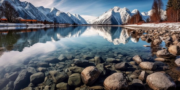 昼間の山の風景