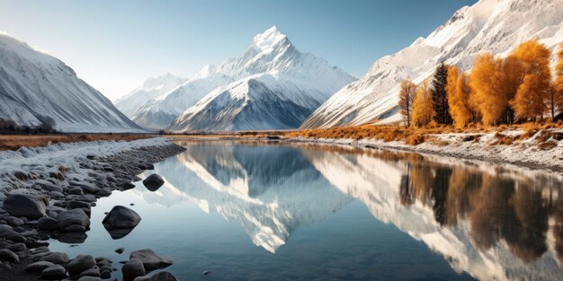 昼間の山の風景