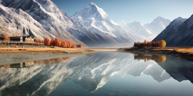 昼間の山の風景