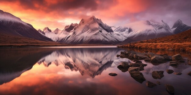 昼間の山の風景