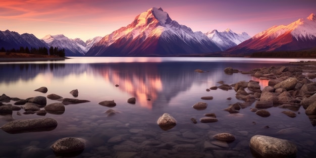 昼間の山の風景