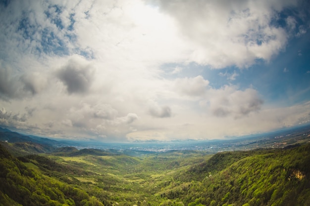 Mountain landscape in  Georgia