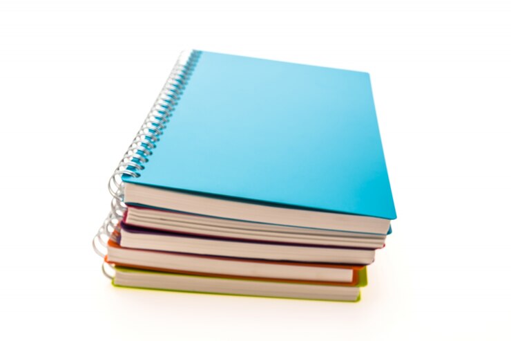 Free Photo mountain of notebooks