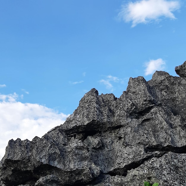 Mountain Peak with Blue SKy