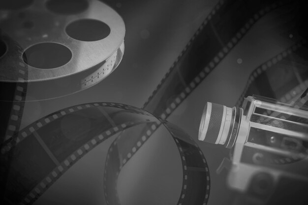 Movie background collage