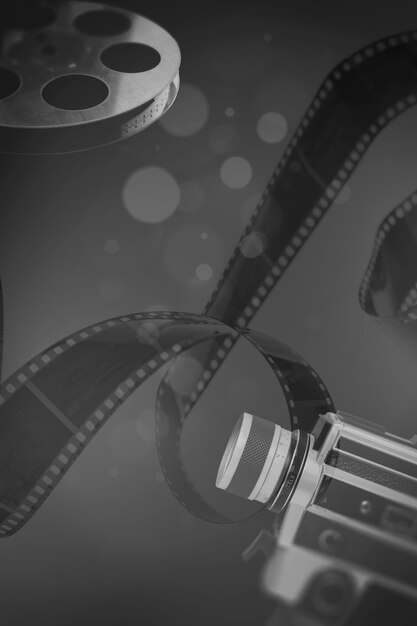 Movie background collage