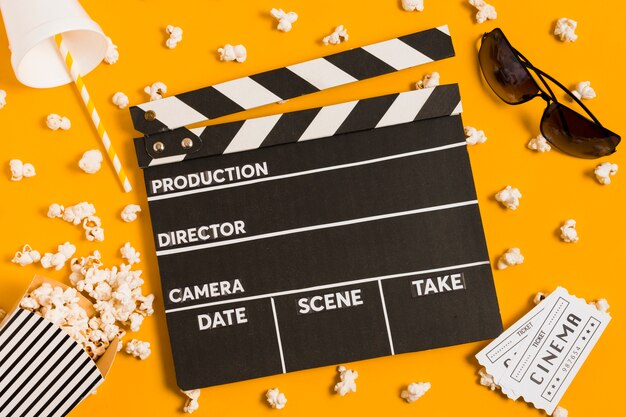 Movie slate for cinema films