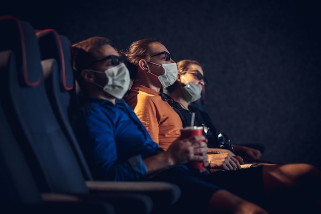 Foto gratuita cinema durante la quarantena