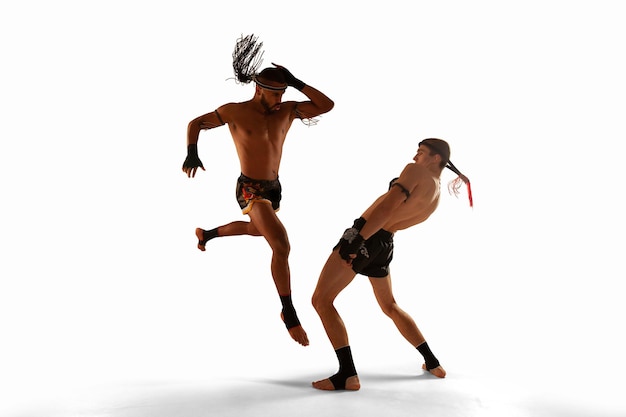 Muay thai thai boxing fighters