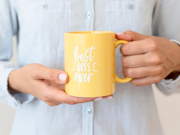 Mug with best boss ever message