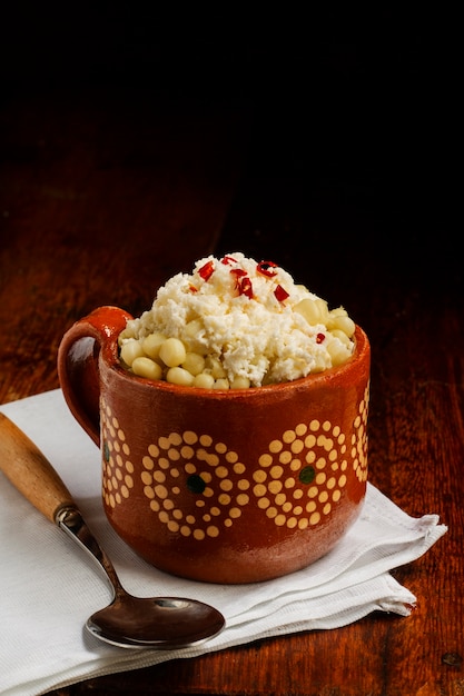 Mug with delicious esquites