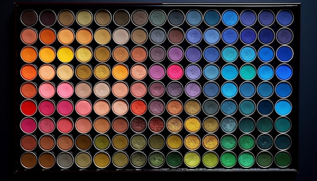 Foto gratuita sfondi multicolori, colori, cerchio, motivo lucido, raccolta blu generata dall'intelligenza artificiale