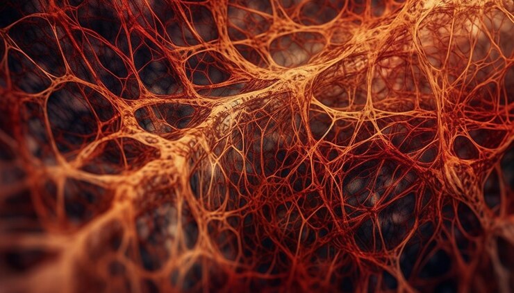 Free Photo multi colored fractal shapes form molecular structure chaos generated by ai