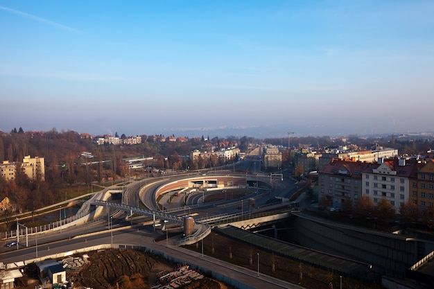 Multi-level road  interchange