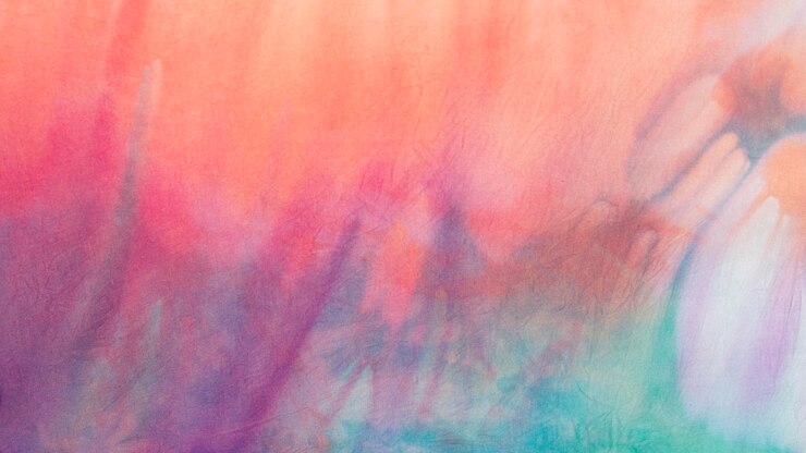 Free Photo multicolored tie-dye fabric surface