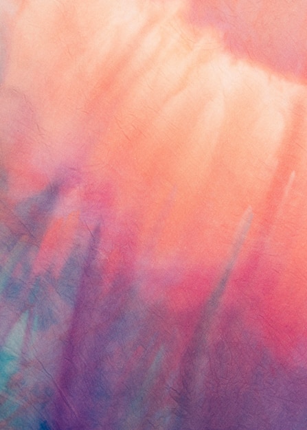 Multicolored tie-dye fabric surface