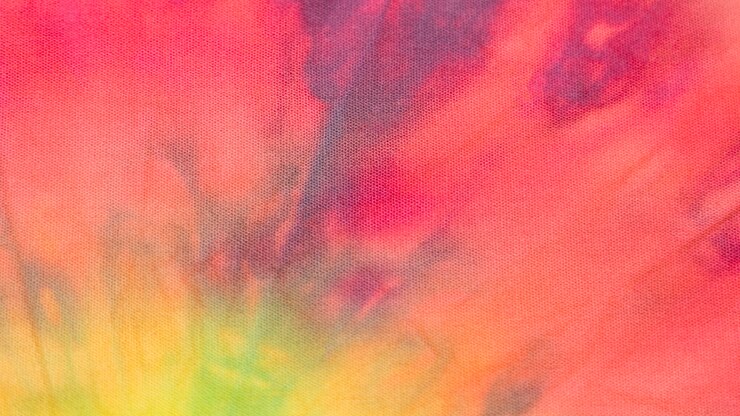 Free Photo multicolored tie-dye textile