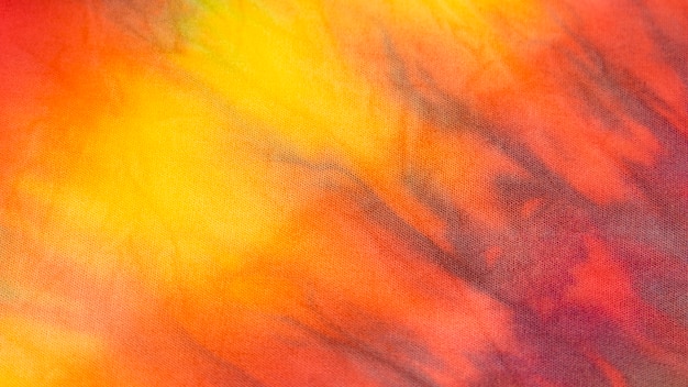 Бесплатное фото Разноцветный текстиль тай-дай