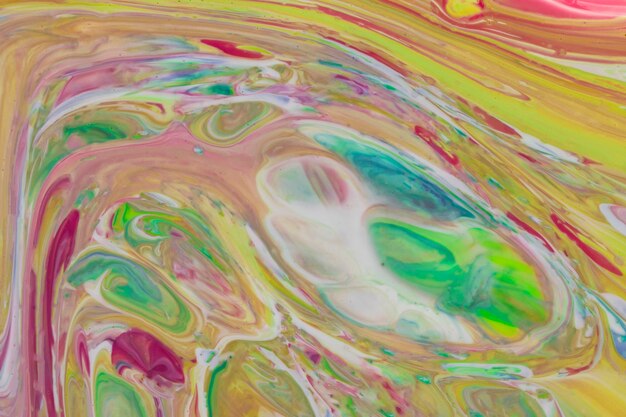 Multicolour colourful background in acrylic pouring