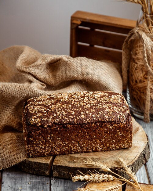 multigrain bread on table