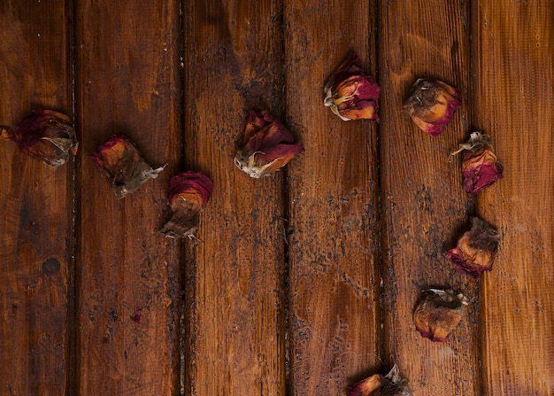 Multipurpose background of dried roses