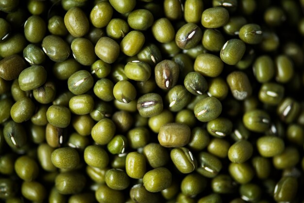 Mung beans textured background