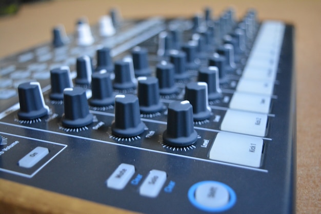 Free photo music controller foreground