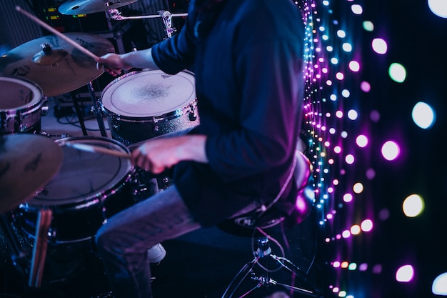 Free photo musical instruments at a party