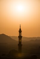 muslim mosque in desert